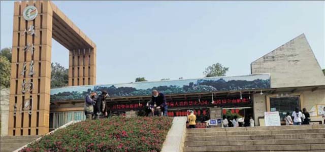 Chengdu Botanical Garden temperature measuring